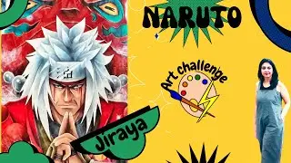 how to draw Jiraya from naruto | Jiraya drawing step by step | c&oacute;mo dibujar a naruto #pcartchannel