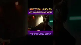 Srk 4 roles and 6 looks in Jawan Prevue Explained : Jawan Trailer  #shorts #jawan