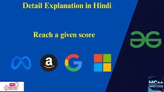 Reach a given score | GFG | C++