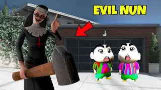 GTA 5 : SHINCHAN AND PINCHAN GOT KIDNAPPED BY EVIL NUN 😯