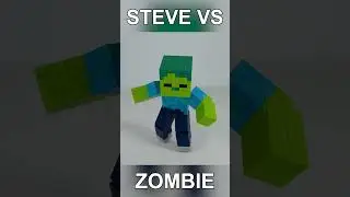 Steve VS Zombie, Minecraft Animation