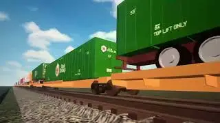 70 mph UP intermodal lead w 1943