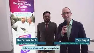 Pharmalane UK CEO on Global GMP Audit Trends | Interview with Yan Kugel at CPHI Frankfurt