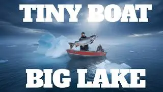 Dodging Ice Bergs in a Little Boat On Lake Superior!