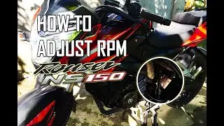HOW TO ADJUST RPM | ROUSER NS 150