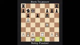 Bobby Fischer vs Mark Taimanov | Candidates Quarterfinal (1971)