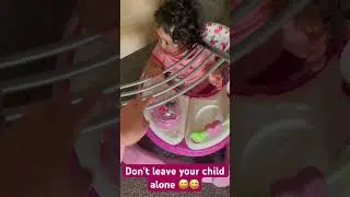 Don&rsquo;t leave your child alone at home #viral #baby #funnyvideo #shortvideos