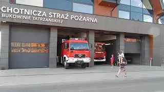 Wyjazd alarmowy OSP Bukowina Tatrzańska! 549[K]60 GBA 2/32 MAN 10.224/ISS Wawrzaszek