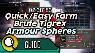 TRUE Armour Sphere Quest - Easy Solo Script for Consistent Wins in Under 3 Minutes | MHW Iceborne