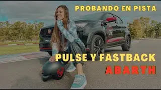 Autos pequeños con prestaciones deportivas. Probando en pista el Fastback y Pulse ABARTH 🚗
