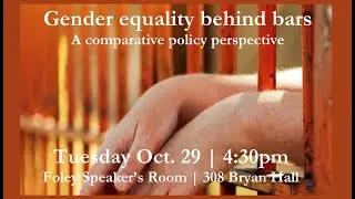 Gender equality behind bars: A comparative policy perspective