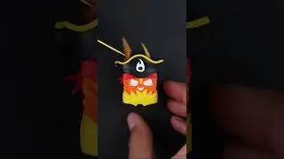 Crafting the Flame Fruit from Blox Fruits &ndash; Set It On Fire! 🔥 #bloxfruits #art #polymerclay