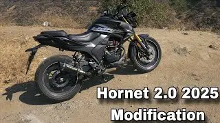  Honda Hornet 2.0 Modification Wheel Cover, Aerodynamic mirrors, exhaust, wings, handlebar grip