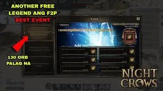 NIGHTCROWS - Orb Event Para Sure Legend