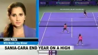 Sania Mirza Cara Black Clinch WTA Finals Doubles Title