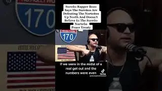 RAPPER BOZO SAYS THE SURE&Ntilde;OS ARE DEFEATING THE NORTE&Ntilde;OS UP NORTH