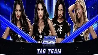 WWE 2K14: The Bella Twins vs AJ Lee & Summer Rae