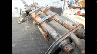 VW BUG adjustable front axle installation 1