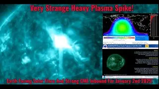 Earth Facing Solar Flare And Strong CME Inbound For January 2nd 2025!