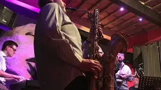 final jam session at barga jazz club in BARGA ITALY