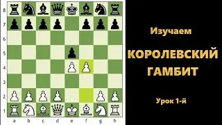 Королевский гамбит! Урок 1-й. #шахматы #chess #костенюк #kingsgambit #дебют #гамбит #gambit