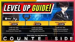 CounterSide Level Up Guide | Who To Prioritize And How To Negotiate?