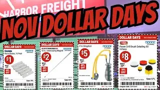 Ноябрьские акции &laquo;Доллар Дни&raquo; в Harbor Freight 🛠 Лучшие предложения на инструменты с 6 по 19 ноября!