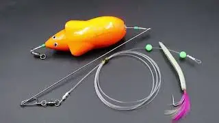 Boat Fishing Trolling Lure With Hooks Pre-Tied Fishing Bait Large Size Saltwater Swimbait Tuna Bait