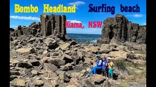 Bombo Headland and Bombo beach by drone camera.