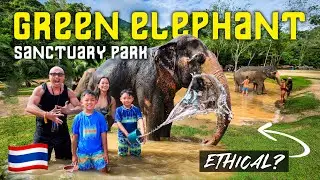 Is the GREEN ELEPHANT Sanctuary Park Really Ethical? 🇹🇭 | VLOG 19