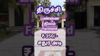 Farmland for sale in Trichy | Farmhouse for sale in Trichy #shorts #shortsfeed Land  sale in Trichy