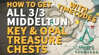 How to get All Middeltun Key, Treasure Chest, Opal Assassin's Creed Valhalla