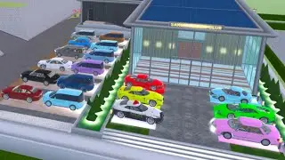 ALL SUPER & RAINBOW 🌈 COLOUR CAR COLLECTION 😱🥰🚗 AT SAKURA MUSIC CLUB//SAKURA SCHOOL SIMULATOR GAME 🎮