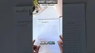 Cre&euml;er overzicht in 2026 #sparen #budgeting #planner