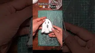 Halloween card #diy #card #handmade #art #shortsforgoals #trending #ytshorts #artandcraft #halloween