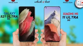 GALAXY S21 ULTRA 5G VS XIAOMI MI 11 ULTRA 5G || FULL COMPARISON ~ Which is best !