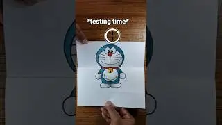 Draw Doraemon in real life 🤔