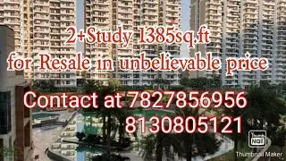 Ace city 2.5 bhk flat for resale in unbelievable price