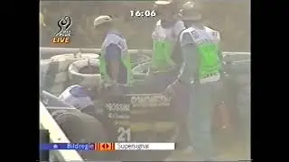 F1 Hungary 1997 FP4 Tarso Marques crashes