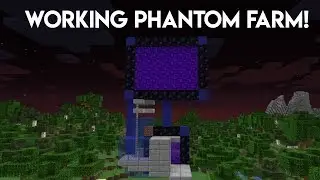 LogCraft S1 E24 | PHANTOM MEMBRANE FARM! [Minecraft 1.13.2 Lets Play]