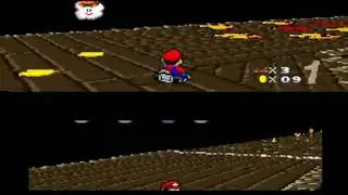 Super Mario Kart Playthrough - Flower Cup: Ghost Valley 2