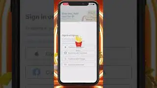 Как создать учетную запись в приложении McDonald&rsquo;s