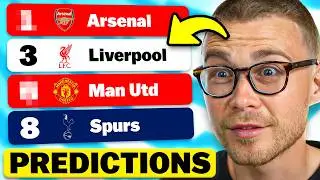 My Premier League 25/26 Predictions.