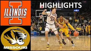 #16 Illinois vs Missouri 2022 College Basketball Full Game Highlights