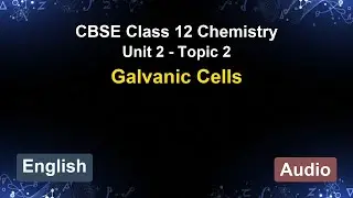 Unit 2 – Galvanic Cells | CBSE 12th Chemistry (English) | The 5-Minute Teacher