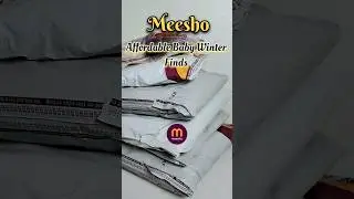 Affordable Baby Winter Finds 🫰🥰 | Meesho Finds | Meesho Haul | Meesho Winter Finds | Random Finds