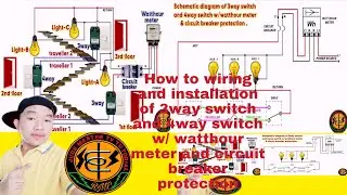 how to wiring & installation of 3way switch and 4way switch step by step /jude master tv tutorial