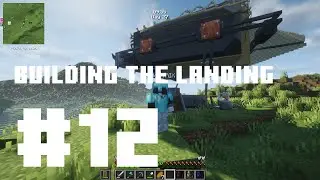 Minecraft RTX 350+ Mods HARDCORE - Building The Landing (MCATRIX WORLD #12)