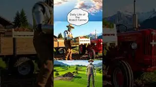 Robot Farmer in Switzerland 🌄 | Feeding Cows, Harvesting Carrots & Farming with AI #SwissAgriculture