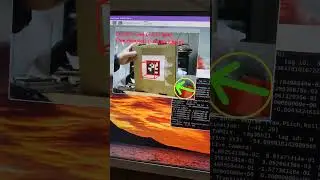 AprilTag inital test: capturing the position and orientation a tag from a camera.